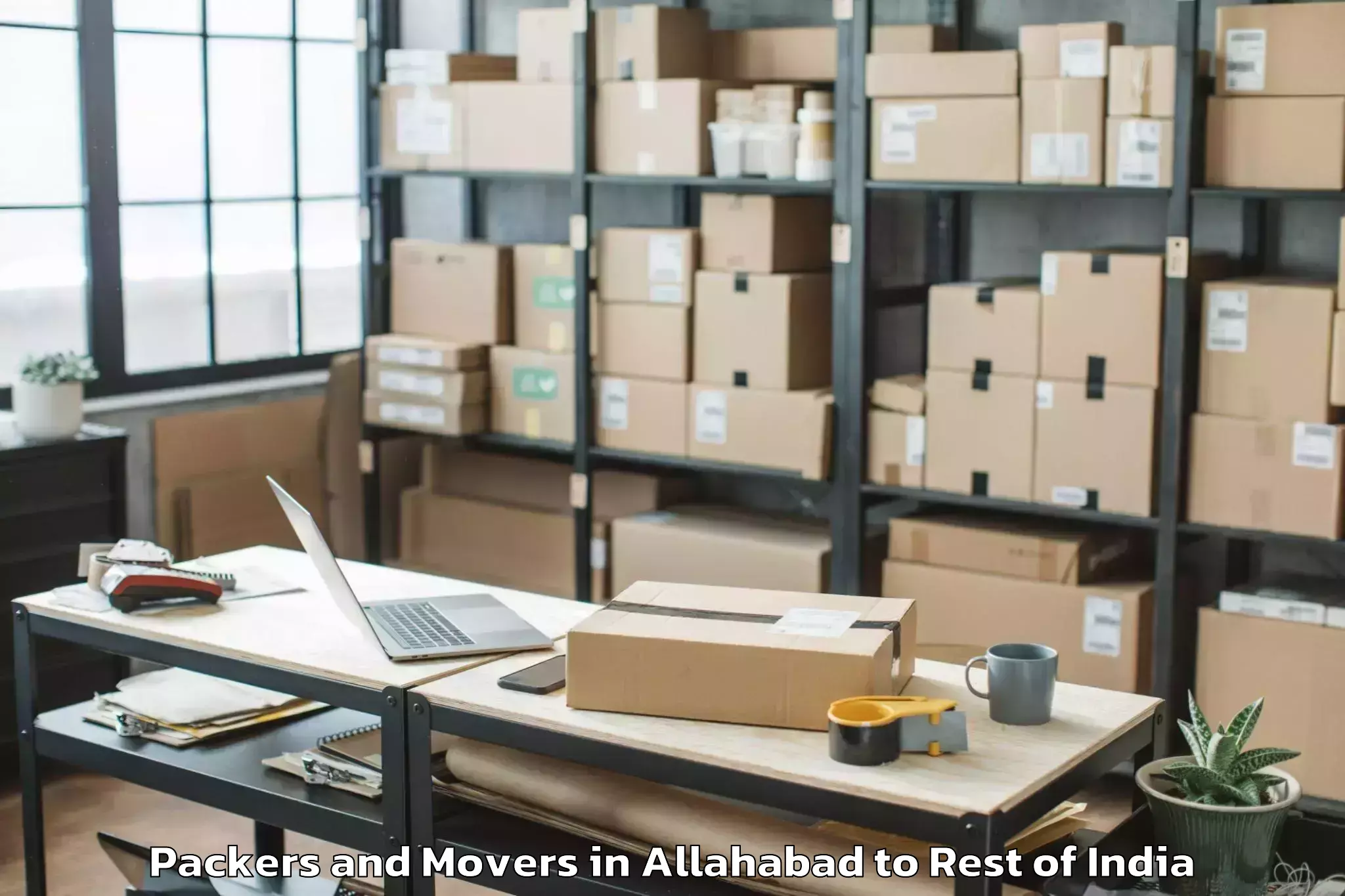 Reliable Allahabad to Kalakote Packers And Movers